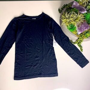 NWT 32 degrees heat medium black long sleeve shirt